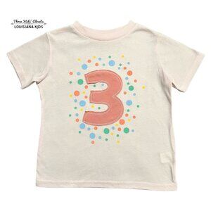 Hallmark 3T 3rd Birthday Appliqué Shirt